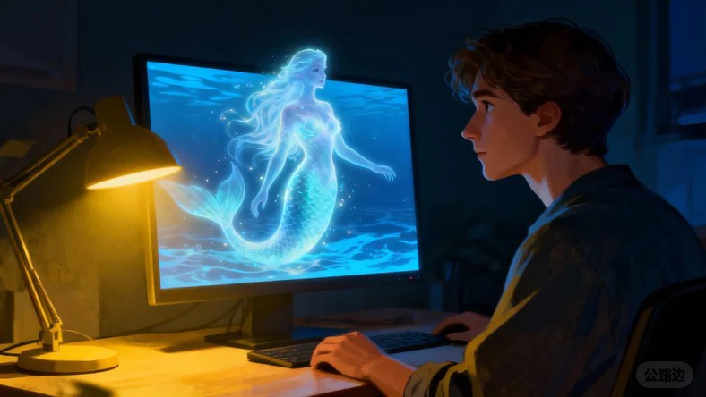 Every response from the AI big model is an invitation from the sea monster.jpg