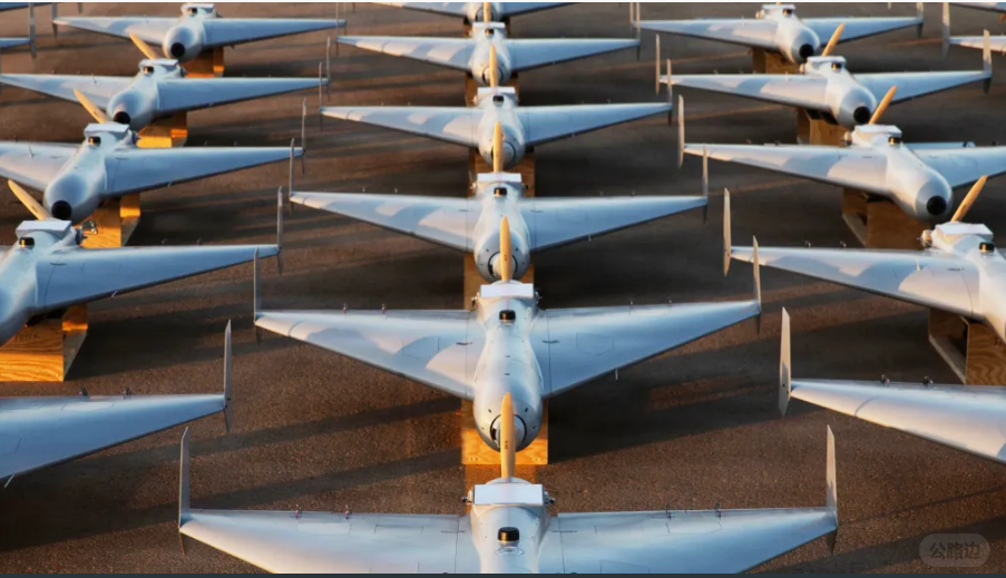 The LUCAS suicide drone is equipped with an electro-optical system in its nose, .png