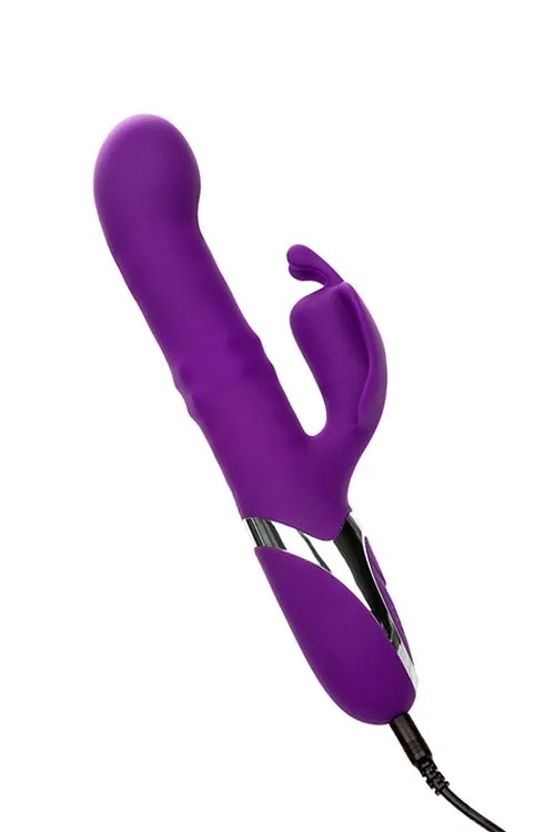 Calexotics Flutter 9.5 Thrusting Beaded Rabbit Vibrator with Fluttering Clitoral.jpg