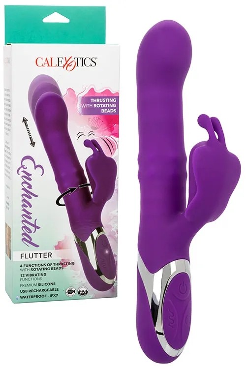 Calexotics Flutter 9.5 Thrusting Beaded Rabbit Vibrator with Fluttering Clitoral.jpg