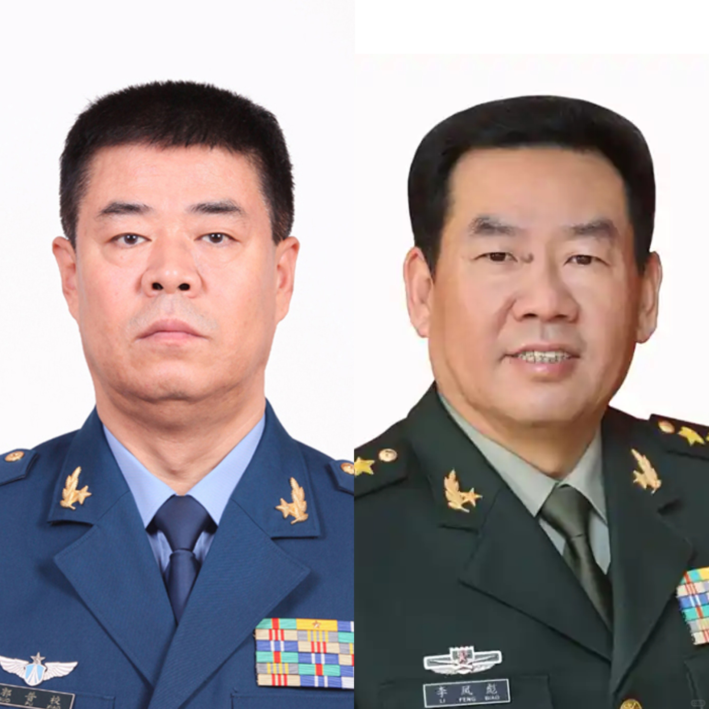 左为中国空军政委郭普校上将，右为西部战区政委李凤彪上将.jpg