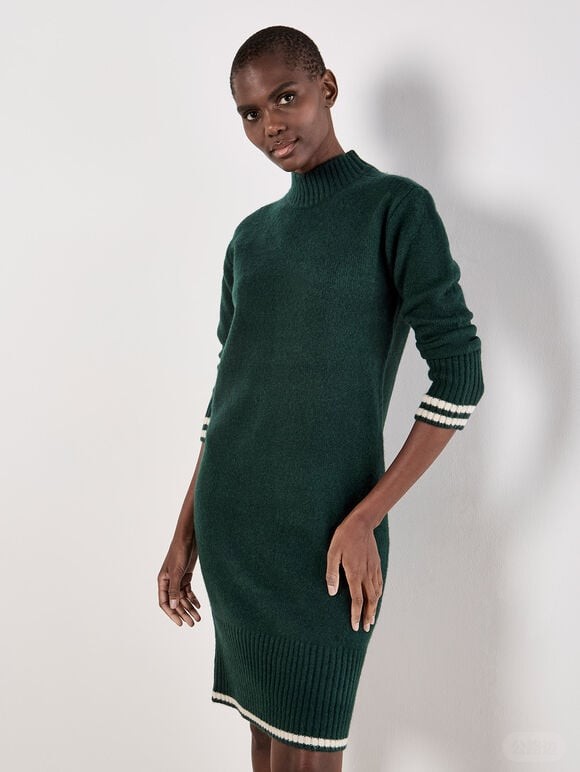 Tipped Knitted Jumper Midi Dress (4).jpg
