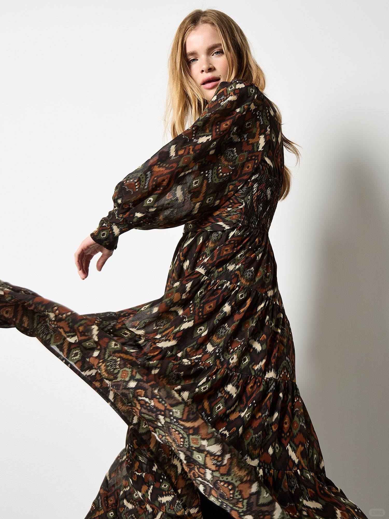 Ikat Chiffon Tiered Maxi Dress (3).jpg