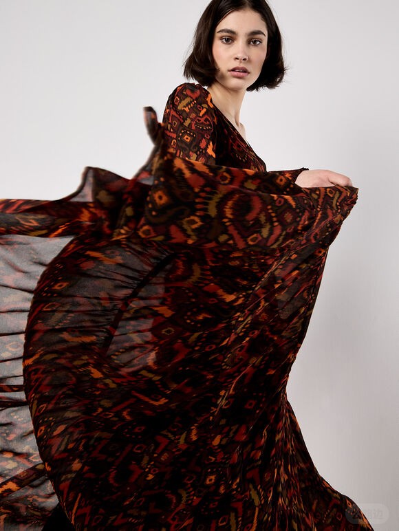 Ikat Chiffon Tiered Maxi Dress (10).jpg