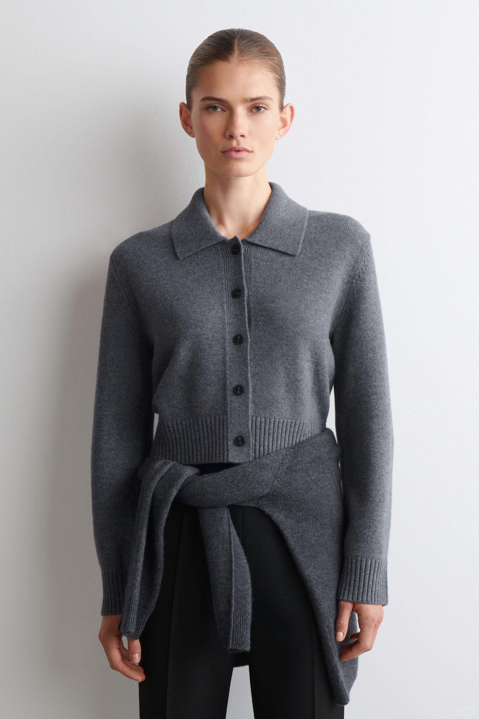 COS Merino Wool Collared Cardigan, Unlocking the Code to Elegant Autumn & Winter.jpg