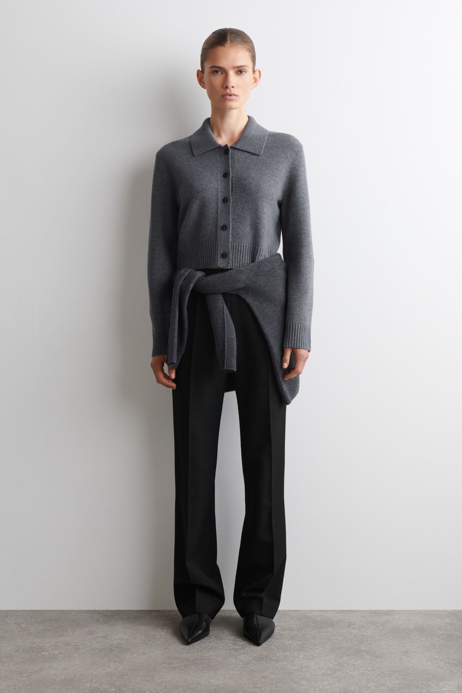 COS Merino Wool Collared Cardigan, Unlocking the Code to Elegant Autumn & Winter.jpg