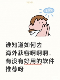 谁知道如何去海外获客啊啊啊，有没有好用的软件推荐呀