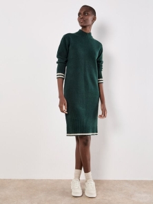 Apricot’s Tipped Knitted Jumper Midi Dress: The Cozy-Chic Hybrid That Works for Every Occasion