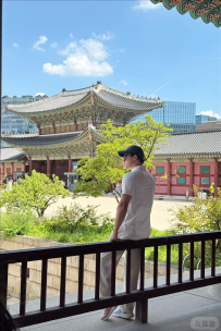 韩国首尔 | 青瓦红墙景福宫 蓝天白云夏日长