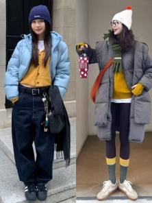 杭州女生“羽绒服”新穿法火了！既保暖又洋气，照着穿都很好看