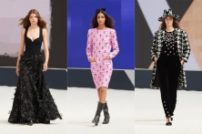 香奈儿2022/23秋冬高级定制，一改以往的经典黑白色，玩起新花样