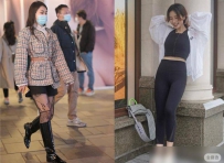 为什么不建议你穿“黑丝、无痕裤”？看上海女生街拍，就全明白了