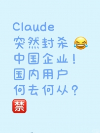 Claude突然封杀中国企业！国内用户何去何从？