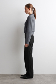 A Timeless Piece to Wear for a Decade: COS Merino Wool Collared Cardigan, Unlocking the Code to Elegant Autumn & Winter Outfits