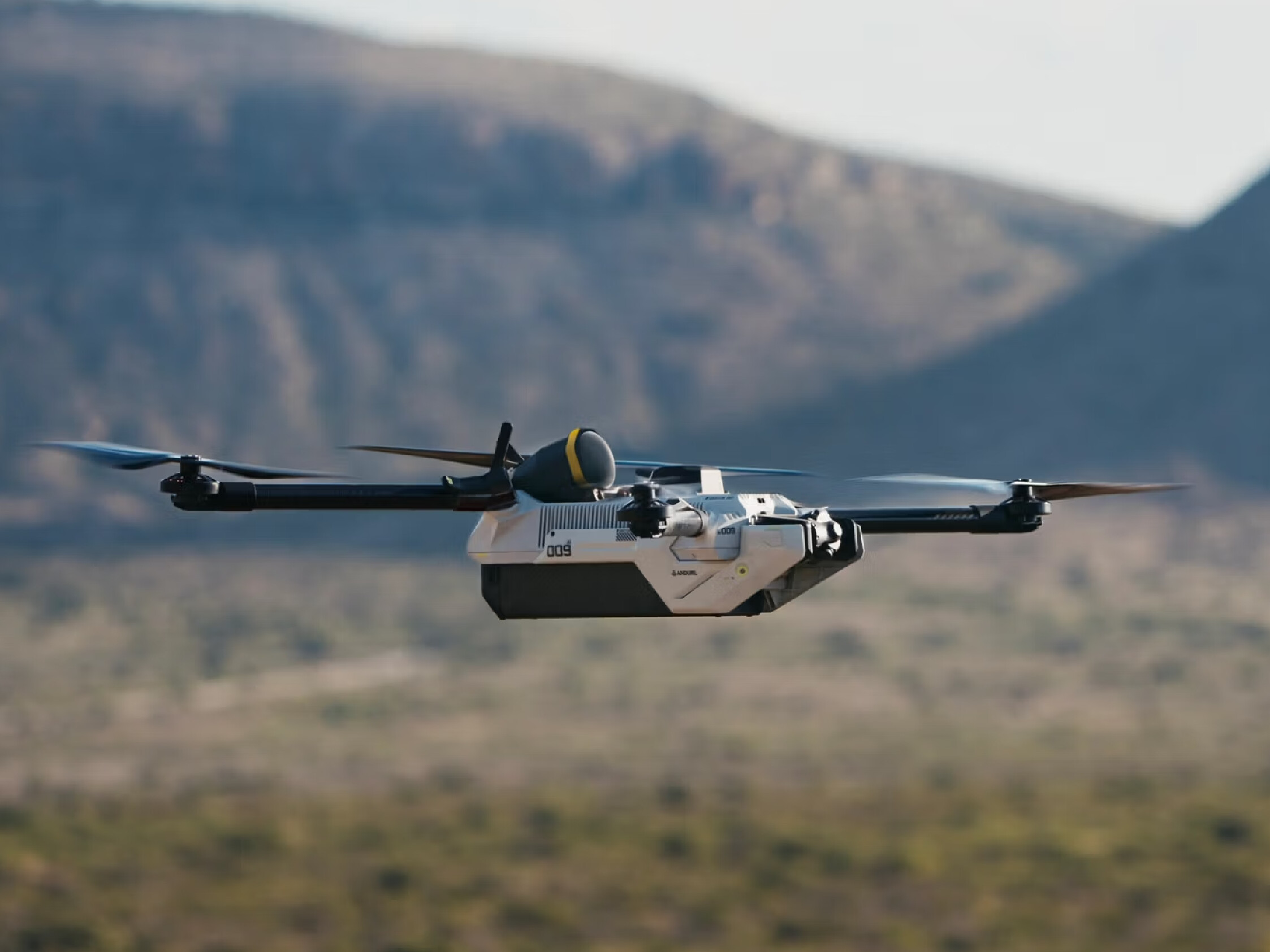 Anduril Bolt series military quadcopter unmanned aerial vehicle-gonglubian