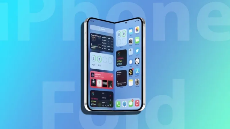 Apple's first foldable iPhone revealed: 24 megapixel under screen selfie camera-gonglubian