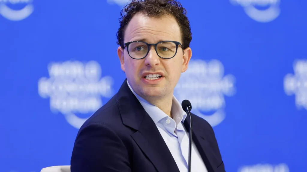 Dario Amodei, co-founder and chief executive officer of Anthropic, at the World Economic Forum in 2025.